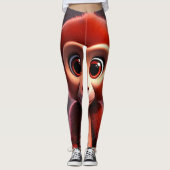 Baby Baboon Bonanza Leggings (Vorderseite)