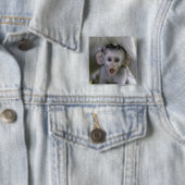 Baby-Baboon unter seiner Mutter Button (Beispiel)