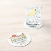 Baby-Baby-Babydusche Runder Pappuntersetzer (Vor Ort)