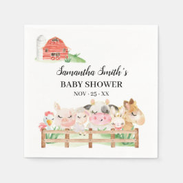 Baby-Baby-Babydusche Serviette