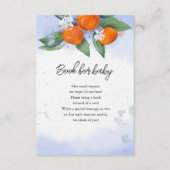 BABY Baby Dusche: BEICHEN mit BABY Card Begleitkarte (Vorderseite)