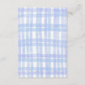 BABY Baby Dusche: BEICHEN mit BABY Card Begleitkarte (Rückseite)