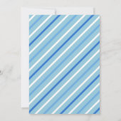 Baby Baby Dusche Blue Einladung (Rückseite)