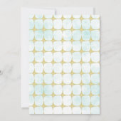 Baby, Baby-Dusche Einladung (Rückseite)