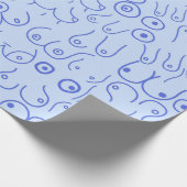 Baby-Baby-Dusche Geschenkpapier (Ecke)