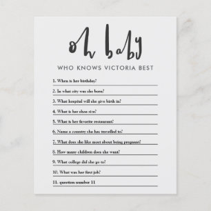 Baby, Baby Dusche Party Flyer