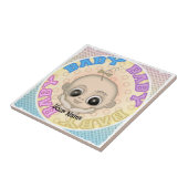 Baby Baby Gesicht Fliese (Seite)