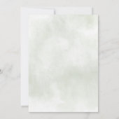 Baby-Baby in Bloom Pink Floral Girl Babydusche Dankeskarte (Rückseite)