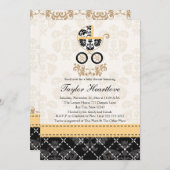 BABY-BABY-SHOWER EINLADUNG (Vorne/Hinten)