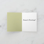 Baby backyard chicken Holiday Card Feiertagskarte (Innenseite)