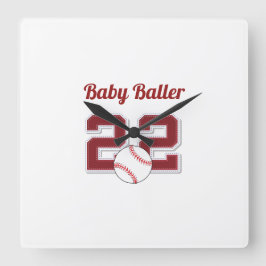 Baby Baller Baseball Wanduhr für Baby Kinderzimmer