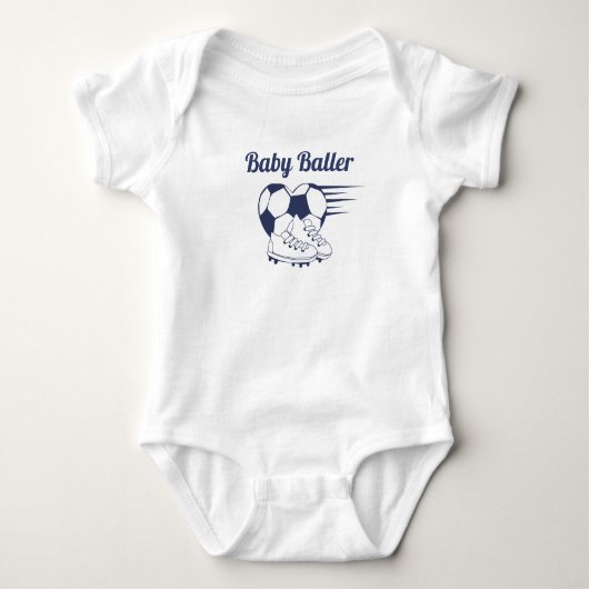 Baby Baller Bodysuit Tshirt (Vorderseite)