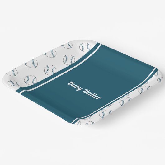 Baby-Baller-Papierplatte Pappteller (Gewinkelt)