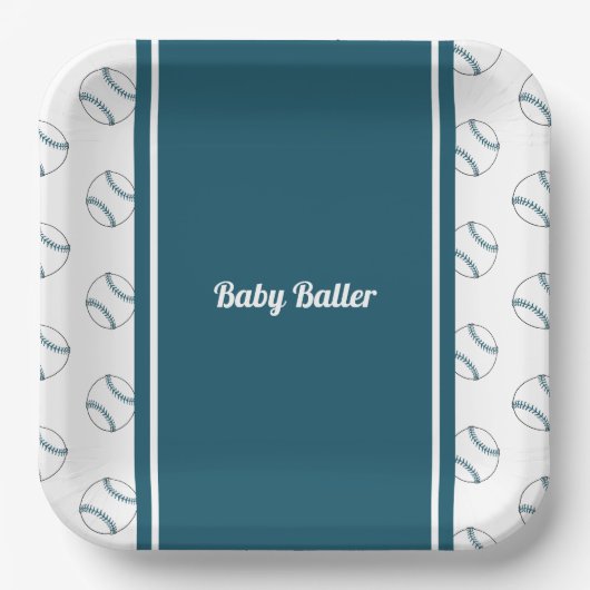 Baby-Baller-Papierplatte Pappteller (Vorderseite)