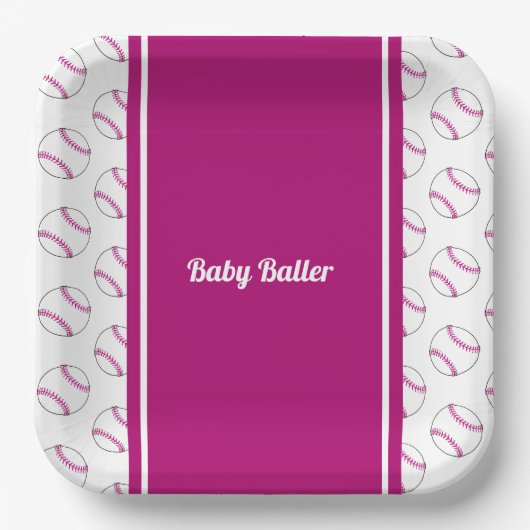 Baby-Baller-Papierplatte Pappteller (Vorderseite)