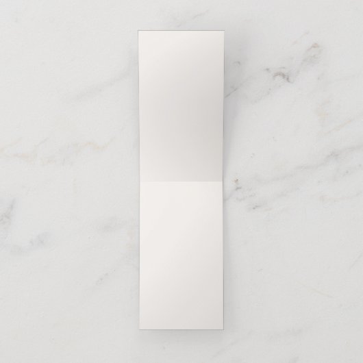 Baby Ballerina Schuhe Wildblumen Girl Duschmenü Treuekarte (Innenseite Aufgefaltet)