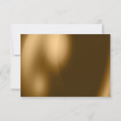 Baby Balloon Bronze Gold Thank You Dankeskarte (Rückseite)