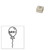 Baby Balloon Gummistempel (Stempel)