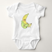Baby-Bananen-Familienpullover Baby Strampler (Vorderseite)