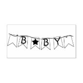 Baby Banner Art Briefmarke Gummistempel (Prägung)