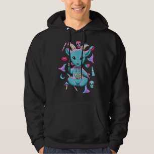 Baby Baphomet - Pastel Goth Nu Goth Hoodie