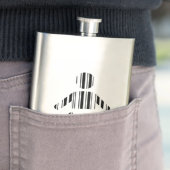 BABY-BAR-CODE Kleinkind-Barcode-Musterdesign Flachmann (Beispiel)