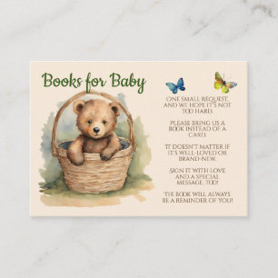 Baby-Bär-Geschlechtsneutrale Bücher für Babys Begleitkarte