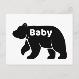 BABY Bär, Kind, Geschenk zur Babyparty Postkarte