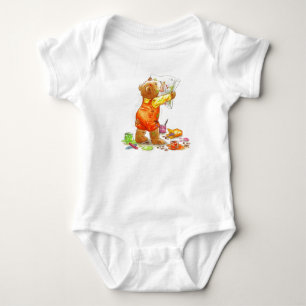 Baby-Bärn-Farbe Baby Strampler