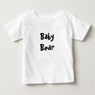 Baby-Bärn-Mutter/Father Tagesgeschenk - schwarzer Baby T-shirt