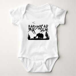 Baby-Bärn-Natur-T-Shirt Baby Strampler