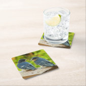 Baby Barn Swallows Nature Bird Fotografy Rechteckiger Pappuntersetzer (Vor Ort)