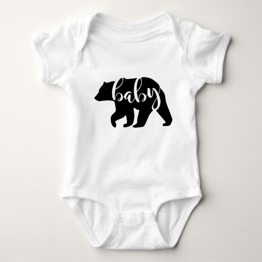 Baby-Bärn-zusammenpassende Familien-Shirts Baby Strampler (Vorderseite)