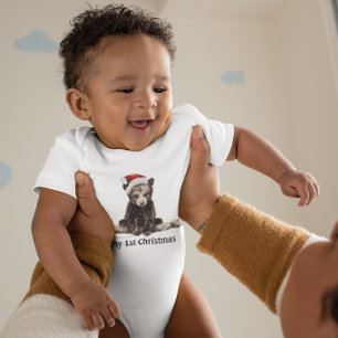 Baby Bärs erstes Weihnachten, individuell Strampler