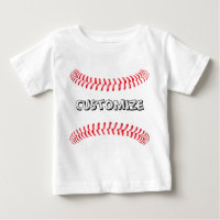 Baby Baseball Custom T - Shirt
