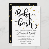 Baby Bash Couples Baby Dusche Einladung (Vorne/Hinten)