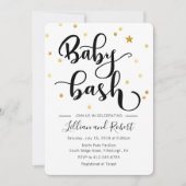 Baby Bash Couples Baby Dusche Einladung (Vorderseite)