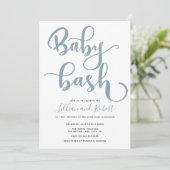 Baby Bash Couples Kinderdusche Einladung (Stehend Vorderseite)