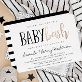 Baby Bash Couples Kinderdusche Folieneinladung