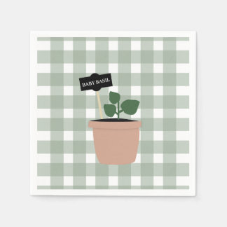 Baby Basil Napkins Serviette