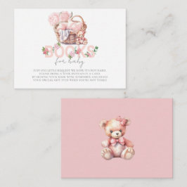 Baby Basket Baby Showbücher für Baby Begleitkarte