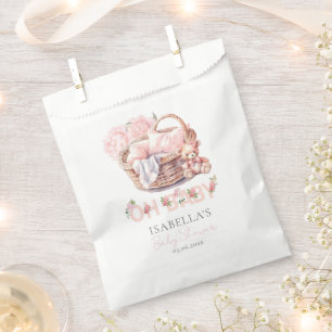 Baby Basket Floral Elegant Baby Shower Geschenktütchen