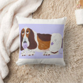 Baby Basset Hound  Kissen (Decke)