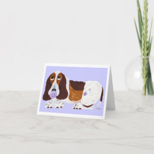 Baby Basset Hound remains the same as it is a prop Einladung