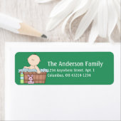 Baby Bathtime Address Labels (Insitu)