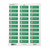 Baby Bathtime Address Labels (Vorne)