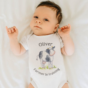 Baby Bauer Kuh Babywachsen Strampler