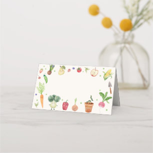 Baby-Bauernmarkt-Doppel-Babyshower für lokal angeb Platzkarte