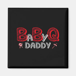 Baby BBQ Dusche Daddy Baby Shower Thema passend Magnet