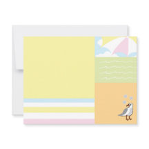 Baby Beach Ball Dankeschön Card